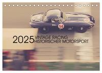 Vorderes Coverbild Vintage Racing, historischer Motorsport (Tischkalender 2025 DIN A5 quer), CALVENDO Monatskalender