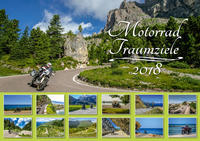 Vorderes Coverbild Foto-Wandkalender - Motorrad-Traumziele DIN A2 quer