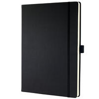 Vorderes Coverbild SIGEL CO115 Notizbuch Conceptum, A4+, kariert, schwarz