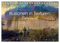 Vorderes Coverbild Illusionen in Texturen, Fotokunst (Tischkalender 2026 DIN A5 quer), CALVENDO Monatskalender