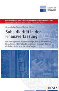 Vorderes Coverbild Subsidiarität in der Finanzverfassung