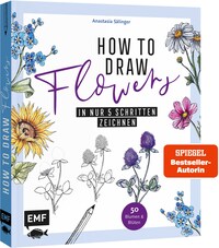 Vorderes Coverbild How to Draw Flowers