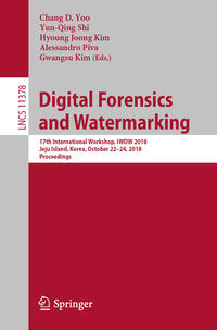 Vorderes Coverbild Digital Forensics and Watermarking