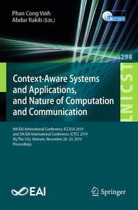 Vorderes Coverbild Context-Aware Systems and Applications, and Nature of Computation and Communication