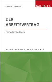 Vorderes Coverbild Der Arbeitsvertrag