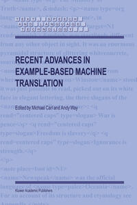 Vorderes Coverbild Recent Advances in Example-Based Machine Translation