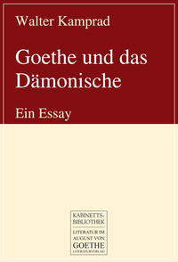 Vorderes Coverbild Goethe und das Dämonische