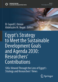 Vorderes Coverbild Egypt’s Strategy to Meet the Sustainable Development Goals and Agenda 2030: Researchers' Contributions