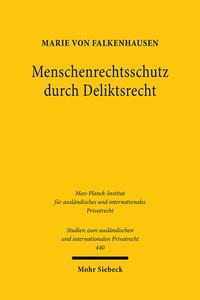 Vorderes Coverbild Menschenrechtsschutz durch Deliktsrecht