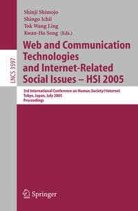 Vorderes Coverbild Web and Communication Technologies and Internet-Related Social Issues - HSI 2005