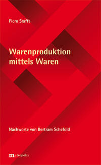 Vorderes Coverbild Warenproduktion mittels Waren
