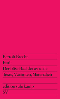 Vorderes Coverbild Baal. Der böse Baal der asoziale