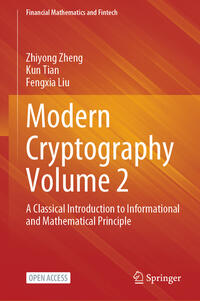 Vorderes Coverbild Modern Cryptography Volume 2