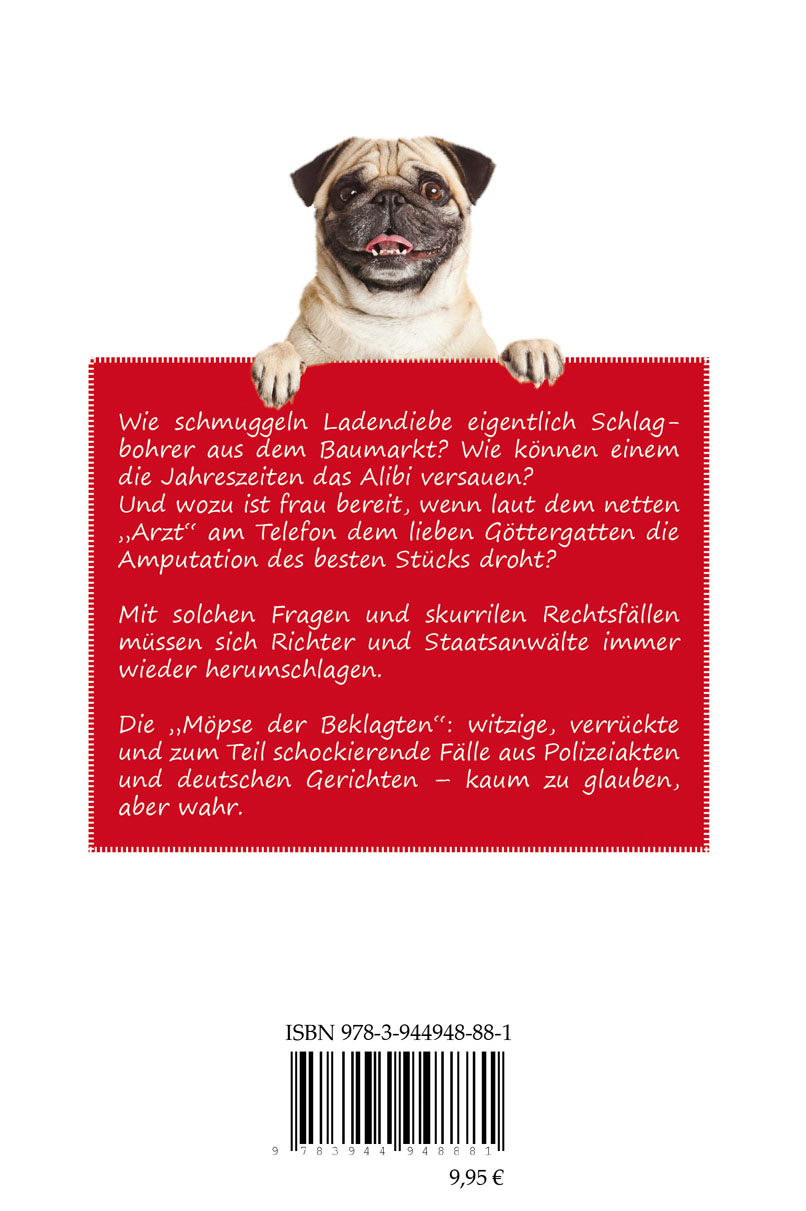 Rückseitencover Die Möpse der Beklagten