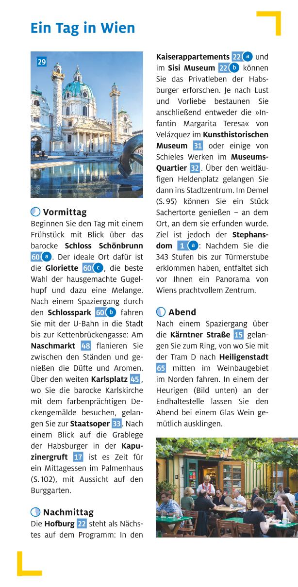 Beispielinhalt (Bild) ADAC Reiseführer plus Wien