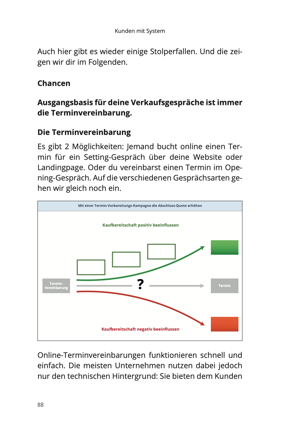 Beispielinhalt (Bild) Kunden mit System