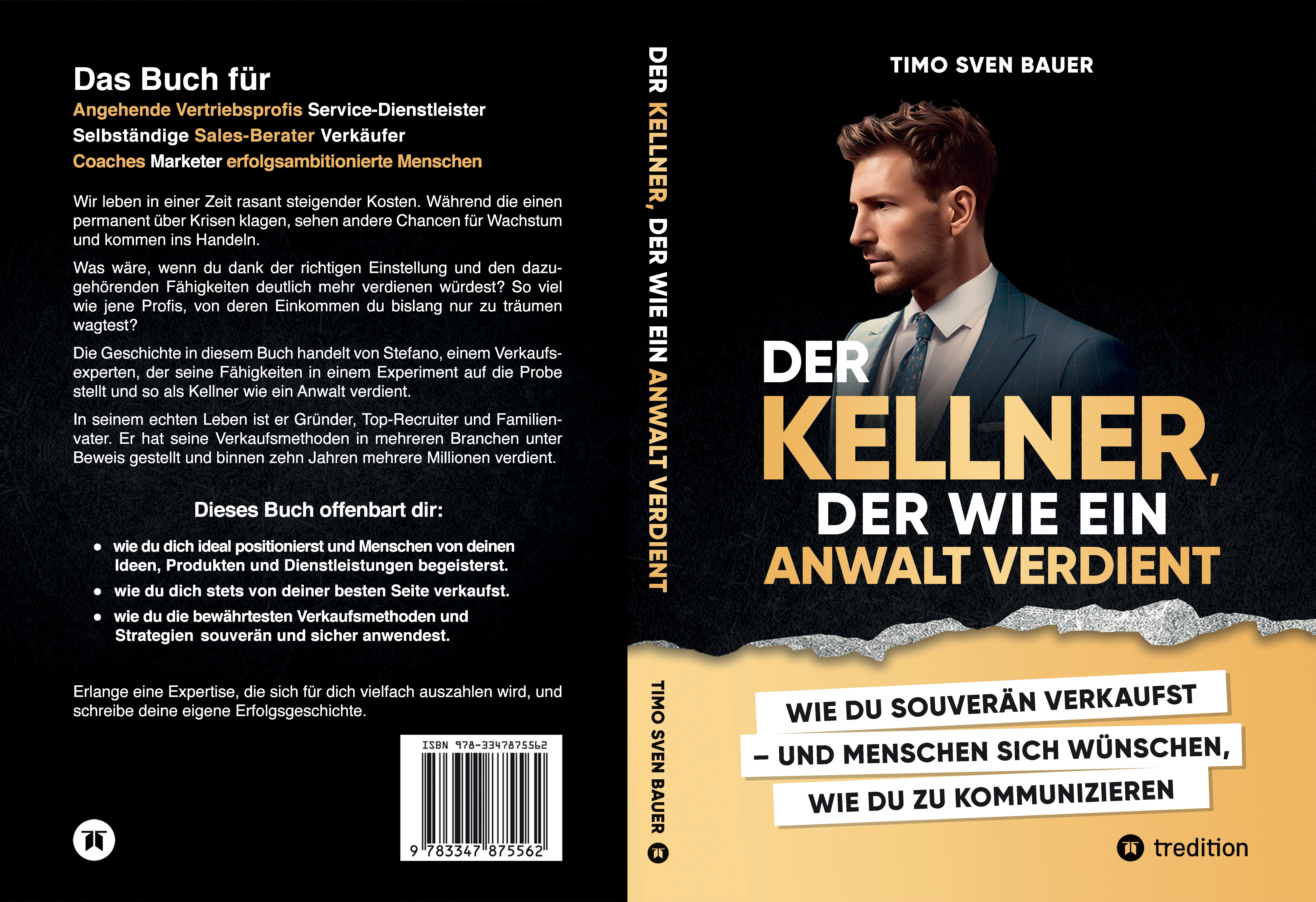 Gesamtes Coverbild Der Kellner, der wie ein Anwalt verdient