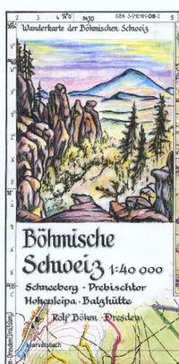 Vorderes Coverbild Böhmische Schweiz 1:40000