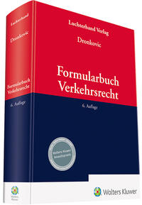 Vorderes Coverbild Formularbuch Verkehrsrecht