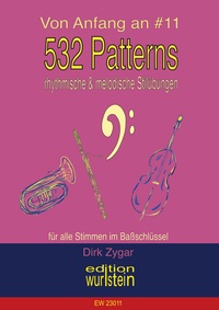 Vorderes Coverbild 532 Patterns - rhythmische und melodische Stilübungen - Bass