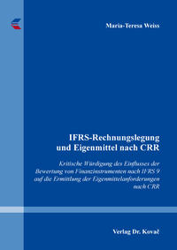 Vorderes Coverbild IFRS-Rechnungslegung und Eigenmittel nach CRR