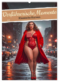 Vorderes Coverbild Verführerische Momente - Klassische Kurven (Wandkalender 2025 DIN A2 hoch), CALVENDO Monatskalender