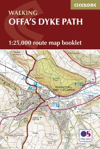 Vorderes Coverbild Offa's Dyke Map Booklet