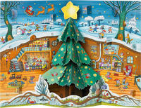 Vorderes Coverbild Weihnachten bei Familie Maus Pop-up-Adventskalender