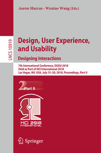 Vorderes Coverbild Design, User Experience, and Usability: Designing Interactions