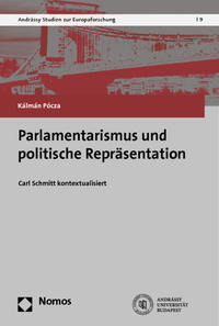 Vorderes Coverbild Parlamentarismus und politische Repräsentation