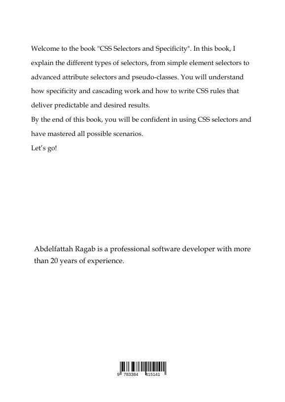 Rückseitencover CSS Selectors and Specificity