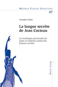 Vorderes Coverbild La langue secrète de Jean Cocteau