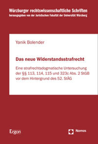 Vorderes Coverbild Das neue Widerstandsstrafrecht