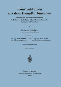 Vorderes Coverbild Konstruktionen aus dem Dampfturbinenbau