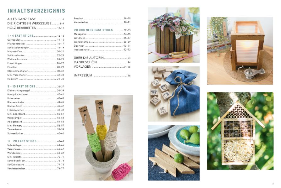 Beispielinhalt (Bild) Do it yourself mit Easy Sticks