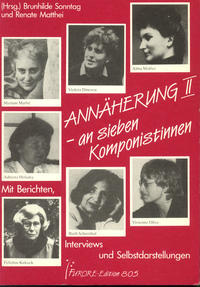Vorderes Coverbild Annäherung an sieben Komponistinnen. Portraits und Werkverzeichnisse / Annäherung II an sieben Komponistinnen. Portraits und Werkverzeichnisse