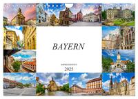Vorderes Coverbild Bayern Impressionen (Wandkalender 2025 DIN A4 quer), CALVENDO Monatskalender