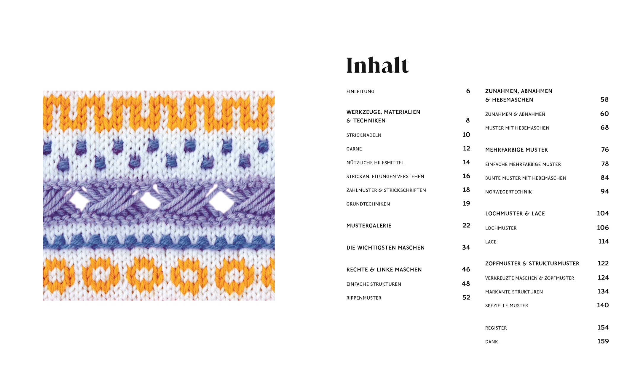 Beispielinhalt (Bild) Stricken