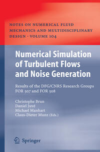 Vorderes Coverbild Numerical Simulation of Turbulent Flows and Noise Generation