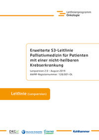 Vorderes Coverbild Erweiterte S3-Leitlinie Palliativmedizin für Patienten mit einer nicht-heilbaren Krebserkrankung