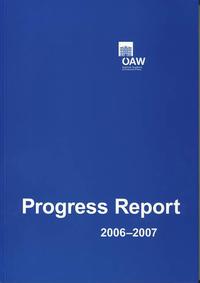 Vorderes Coverbild Progress Report. Austrian Academy of Sciences 2006-2007