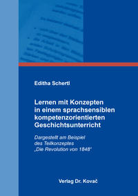 Vorderes Coverbild Lernen mit Konzepten in einem sprachsensiblen kompetenzorientierten Geschichtsunterricht