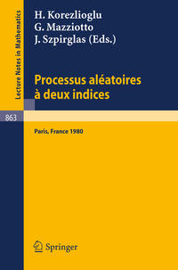 Vorderes Coverbild Processus Aleatoires a Deux Indices