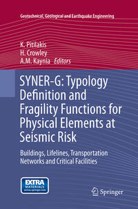 Vorderes Coverbild SYNER-G: Typology Definition and Fragility Functions for Physical Elements at Seismic Risk