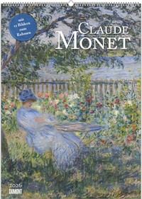 Vorderes Coverbild Claude Monet 2026 - Kunst-Kalender - Poster-Kalender - 50x70