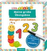 Vorderes Coverbild Lernraupe – Meine große Übungsbox Mengen und Zahlen