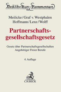 Vorderes Coverbild Partnerschaftsgesellschaftsgesetz