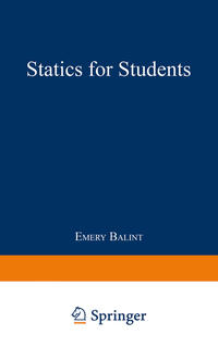 Vorderes Coverbild Statics for Students