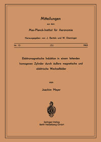 Vorderes Coverbild Elektromagnetische Induktion in einem Leitenden Homogenen Zylinder durch Äussere Magnetische und Elektrische Wechselfelder
