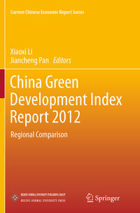 Vorderes Coverbild China Green Development Index Report 2012